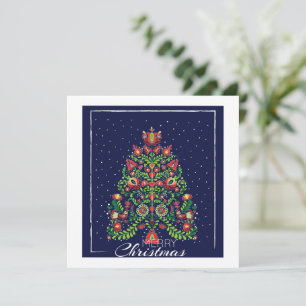 Frohe Weihnachtswünsche Einladung