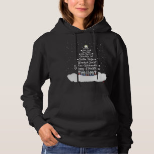 Frohe Weihnachtswünsche in verschiedenen Sprachen  Hoodie