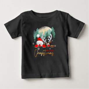 Frohe Weihnachtszeit Baby T-shirt