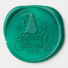 Frohe Weihnachtszeit Wax Siegel Sticker Wachssiegel Selbstklebend