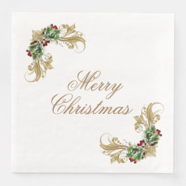 Frohe Weihnachtszeitung Dinner Napkins Serviette