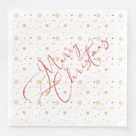 Frohe Weihnachtszeitung Napkin Serviette