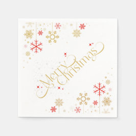 Frohe Weihnachtszeitung Napkin Serviette