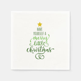 Frohe Weihnachtszeitung Napkins Serviette