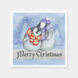 Frohe Weihnachtszeitung Napkins Serviette