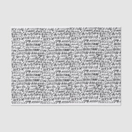 Frohe Weihnachtszettel Seidenpapier