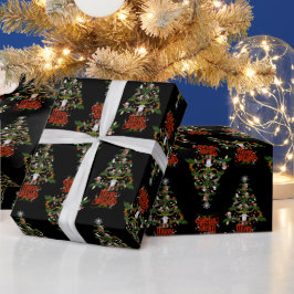 Frohe Weihnachtsziege LOVER'S GIFTWRAP Xmas TREE Geschenkpapier
