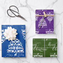 Frohe Weihnachtsziegen Weihnachtsbaumen