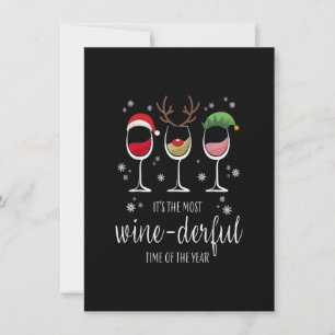 Frohe Weinachten, es ist die wundervollste Zeit de Einladung