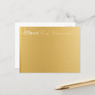 Frohe Weinsieben Merry Christmas Postkarte