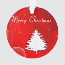 Frohe weiße Weihnachtsbaume Silhouette