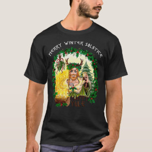Frohe Wintersonnenwende und glückliches Weihnacht T-Shirt