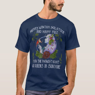Frohe Wintersonnenwende und glückliches Weihnachte T-Shirt