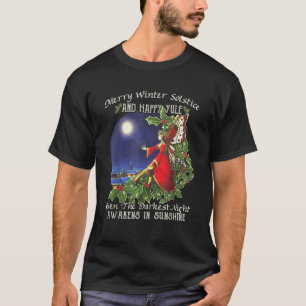 Frohe Wintersonnenwende und glückliches Weihnachte T-Shirt