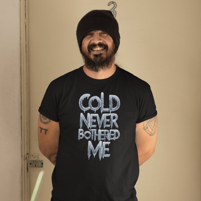 Frohe Worte, eine Winterbotschaft T-Shirt (Von Creator hochgeladen)