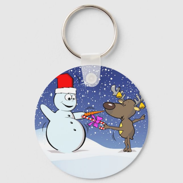 Frohe Zäune! Schlüsselanhänger (Vorderseite)