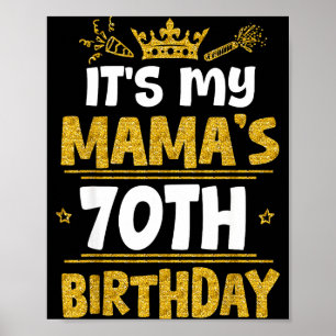 Frohe Zum 70. Geburtstag meiner Mama 1955 70 Jahre Poster
