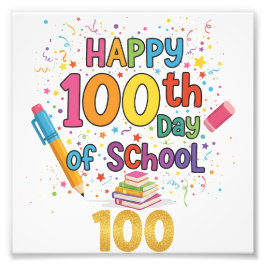 Frohen 100. Schultag Fotodruck
