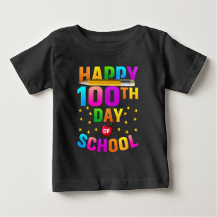 Frohen 100. Schultag für Lehrer & Schüler Baby T-shirt