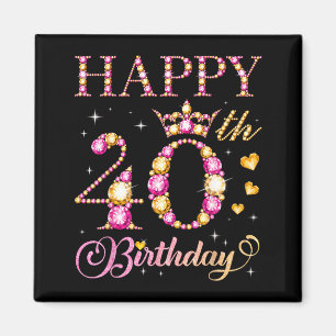 Frohen 40. Geburtstag 40 Jahre alte Männer Frauen Magnet