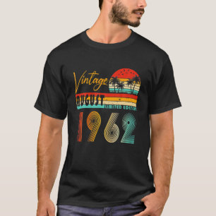 Frohen 59. Geburtstag Vintage August 1962 59 Jahre T-Shirt