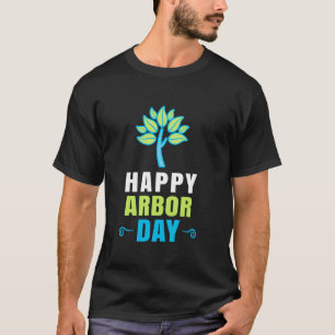 Frohen Arbor Day Baum Umarmer Cooler Erde Tag Arbo T-Shirt