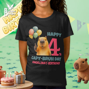 FROHEN CAPPY BRUH TAG Benutzerdefinierte Capybara T-Shirt