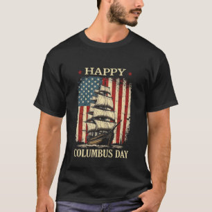 Frohen Columbus-Tag-Entwurf Christopher Columbus I T-Shirt