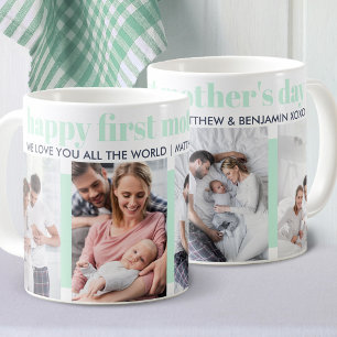 Frohen ersten Muttertag 4 Foto Personalized Kaffeetasse