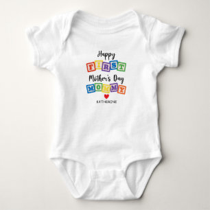 FROHEN ERSTEN MUTTERTAG MUTTER BABY STRAMPLER