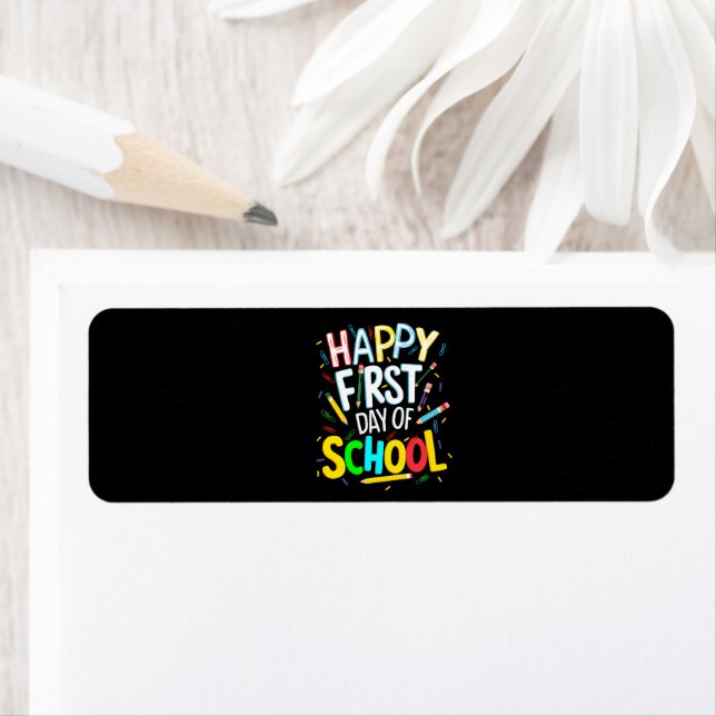 Frohen ersten Schultag (Insitu)