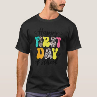 Frohen ersten Schultag für Lehrer und Schüler T-Shirt