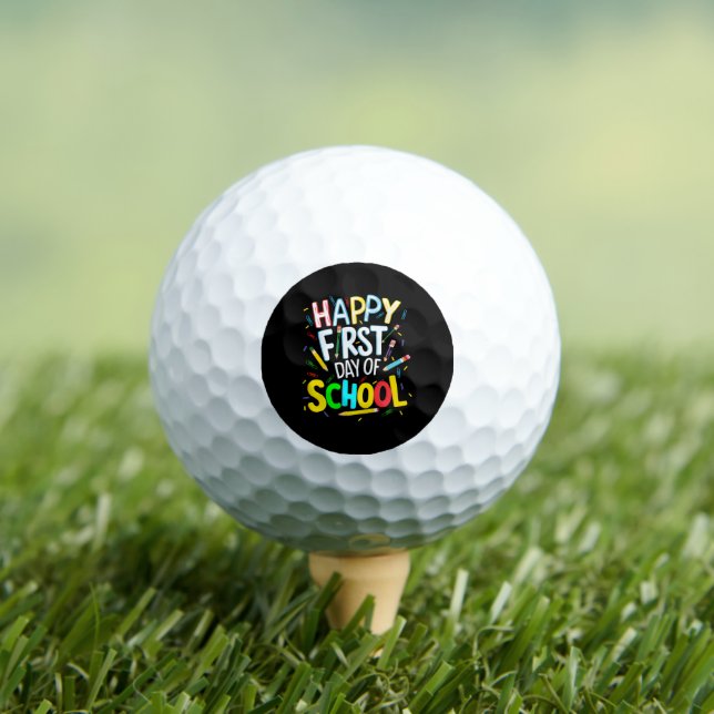 Frohen ersten Schultag Golfball (Insitu T-Shirt)