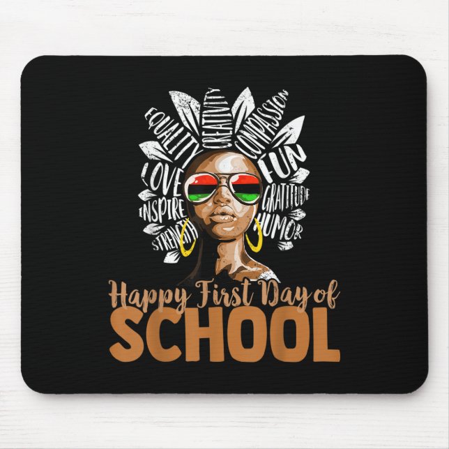 Frohen ersten Schultag Lehrer  Mousepad (Vorne)