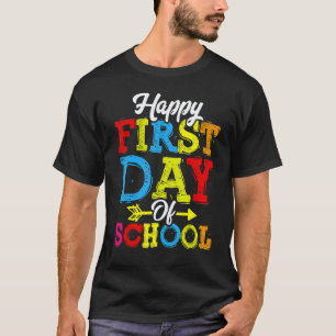 Frohen ersten Schultag Lehrer Schüler T-Shirt