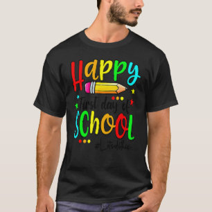 Frohen ersten Schultag Lehrer Zurück zur Schule B T-Shirt