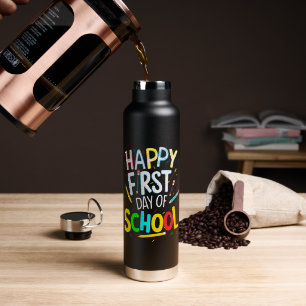 Frohen ersten Schultag Trinkflasche