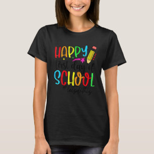 Frohen ersten Tag Lasst uns loslegen Willkommen zu T-Shirt
