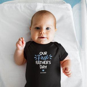 Frohen ersten Vatertag Baby Strampler