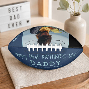Frohen ersten Vatertag Daddy Papa Foto Football