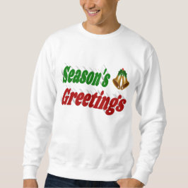 Frohen Festtage Bells Weihnachtstypografie Sweatshirt