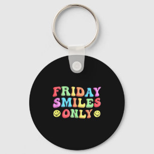 Frohen Freitag Fri Yay Lehrer Schule Meme Tank Top Schlüsselanhänger
