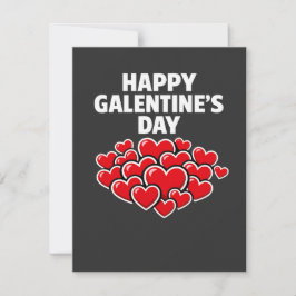Frohen Galentine-Tag Mädchen Freunde Valentinstag Einladung