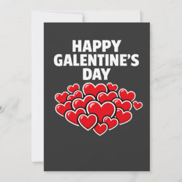 Frohen Galentine-Tag Mädchen Freunde Valentinstag Mitteilungskarte