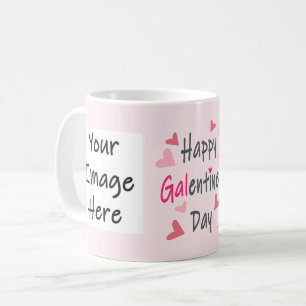 Frohen Galentine's Day Valentinstag Personalisiert Kaffeetasse