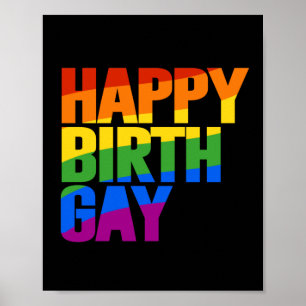 Frohen Geburtgay Poster