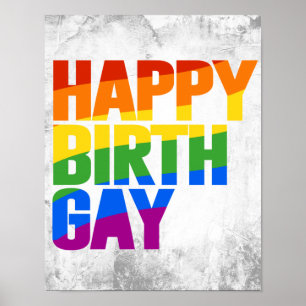 Frohen Geburtgay Poster