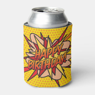 FROHEN GEBURTSTAG Spaß Modern Dosenkühler