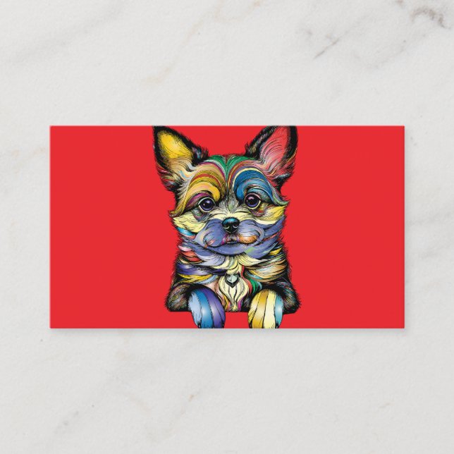 Frohen Gedenktag Jahrestag  Visitenkarte (Vorderseite)