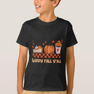 Frohen Herbst euch alle Halloween Kürbiskuchen Her T-Shirt